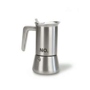 No Coffee Design-Espressokocher aus Edelstahl