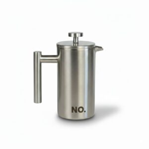 No Coffee Design-French-Press aus Edelstahl
